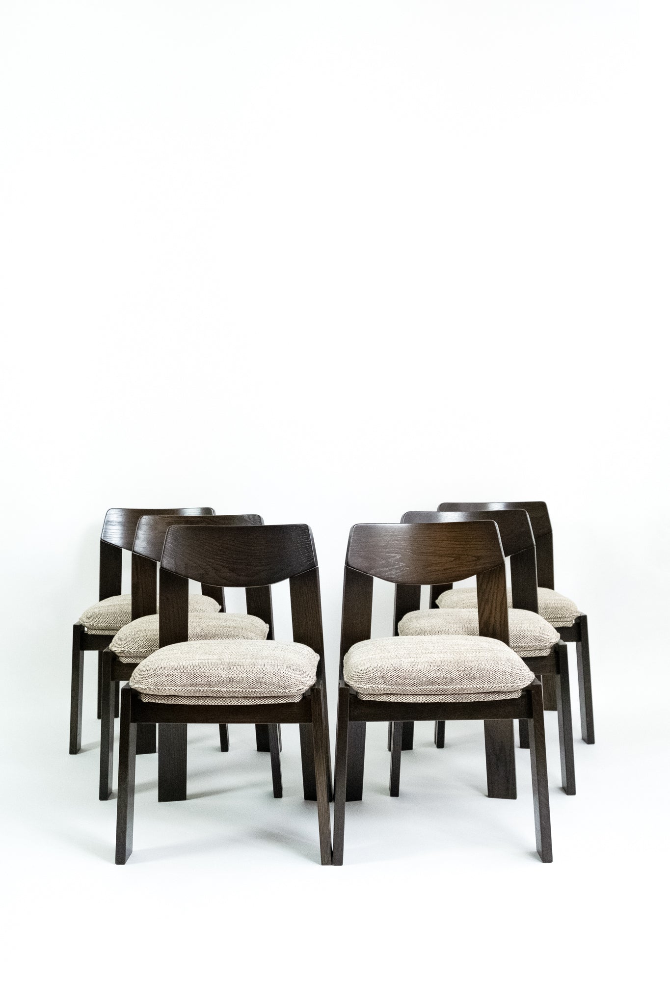 Brutalist Eetset 6 Stoelen