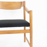 Vintage stoelen set met armleuning teddy