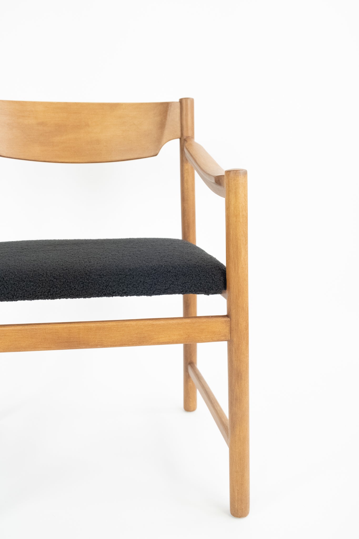 Vintage stoelen set met armleuning teddy