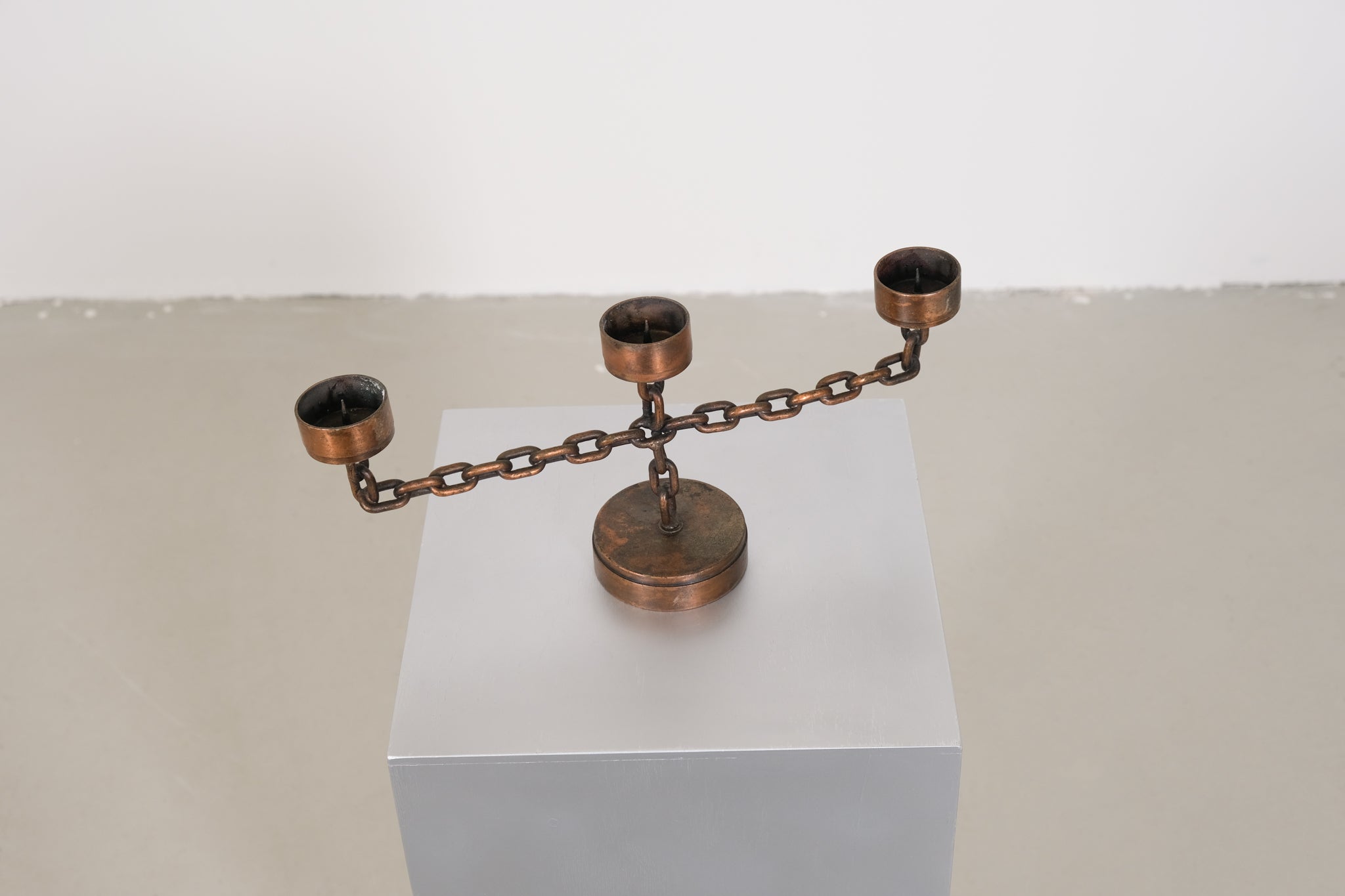 Brutalist candle holder