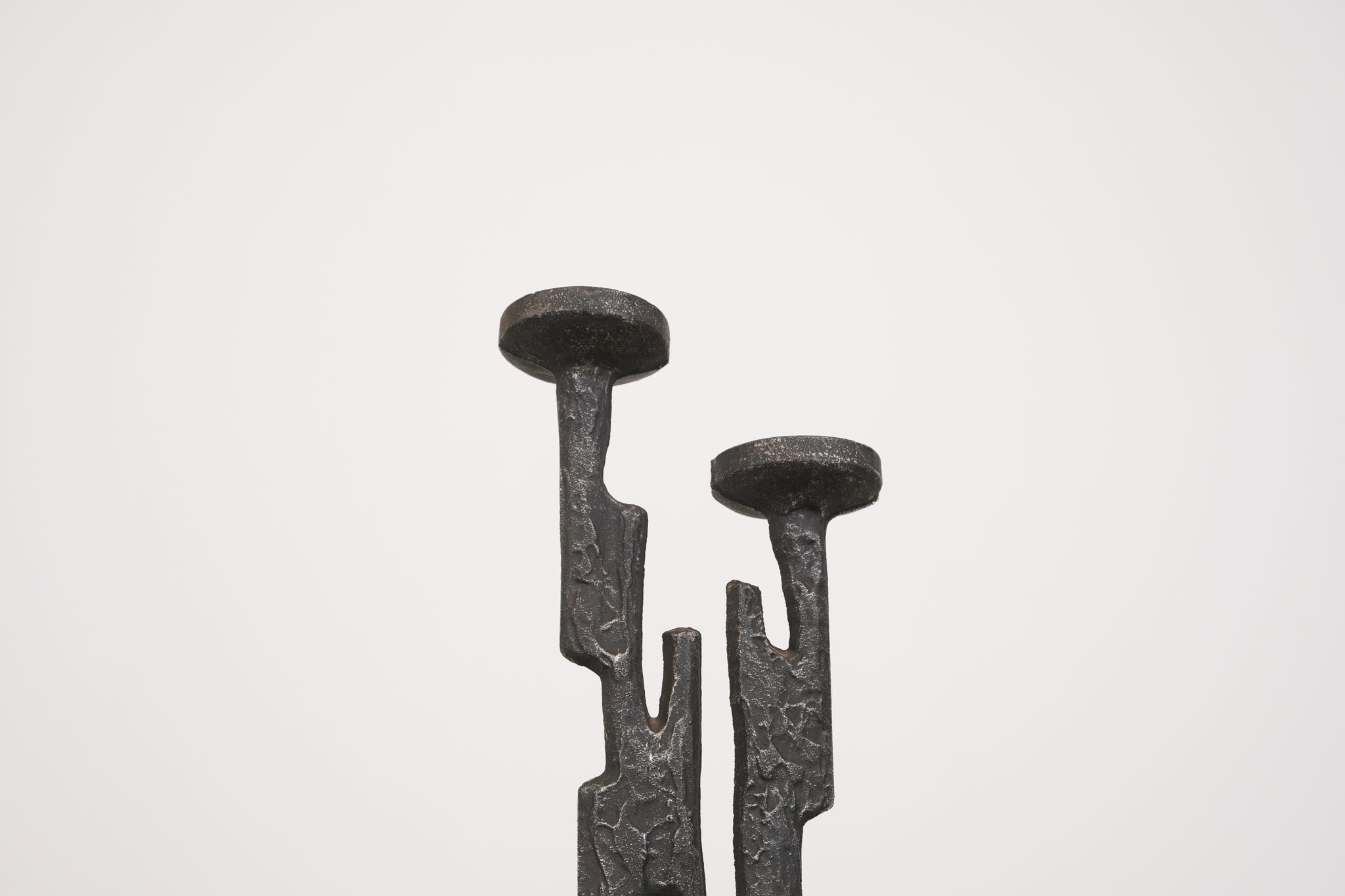 Brutalist candleholder by Horst Dalbeck