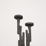 Brutalist candleholder by Horst Dalbeck