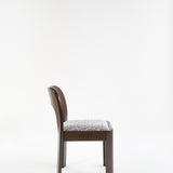 Brutalist eetset met 6 stoelen