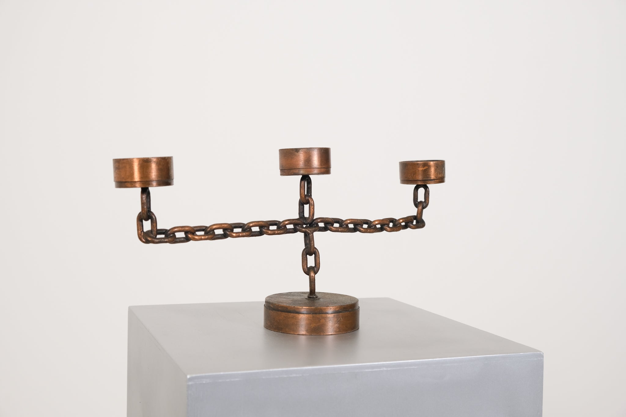 Brutalist candle holder