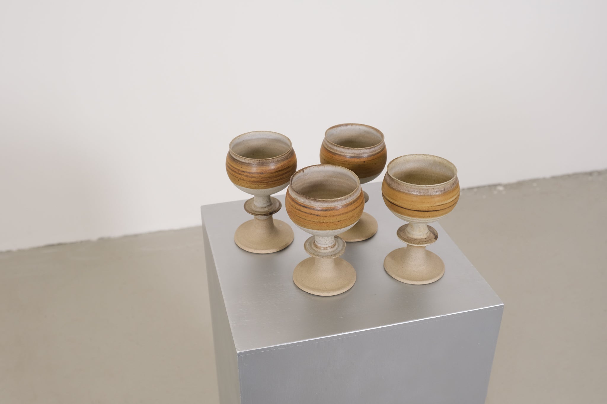 Ceramic wine glasses/mugs by Conwy Pottery