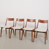 Set of Boomerang chairs by Alfred Christensen - set of 4