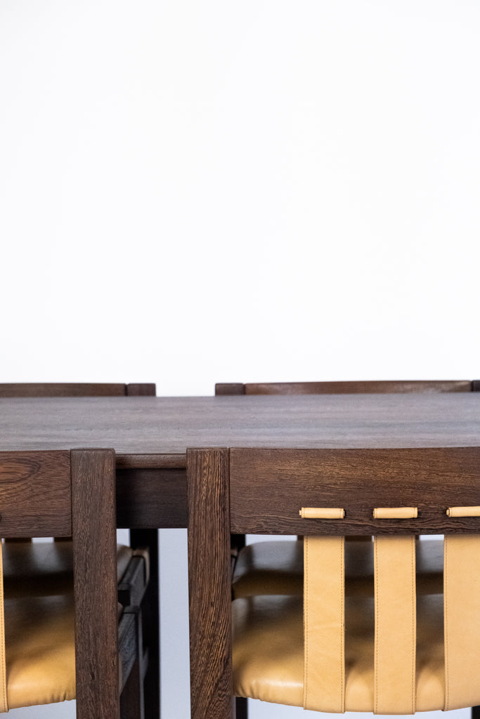 Vintage Retro Eetkamerset Wenge