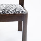 Brutalist eetset met 6 stoelen