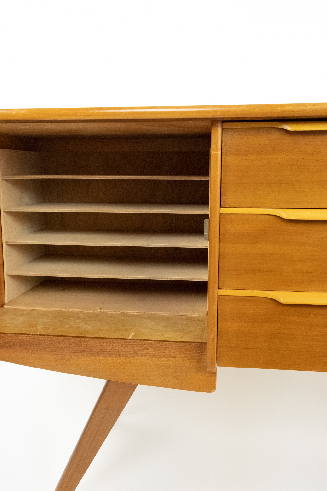 Vintage Retro Teakhouten Dressoir Jaren 60