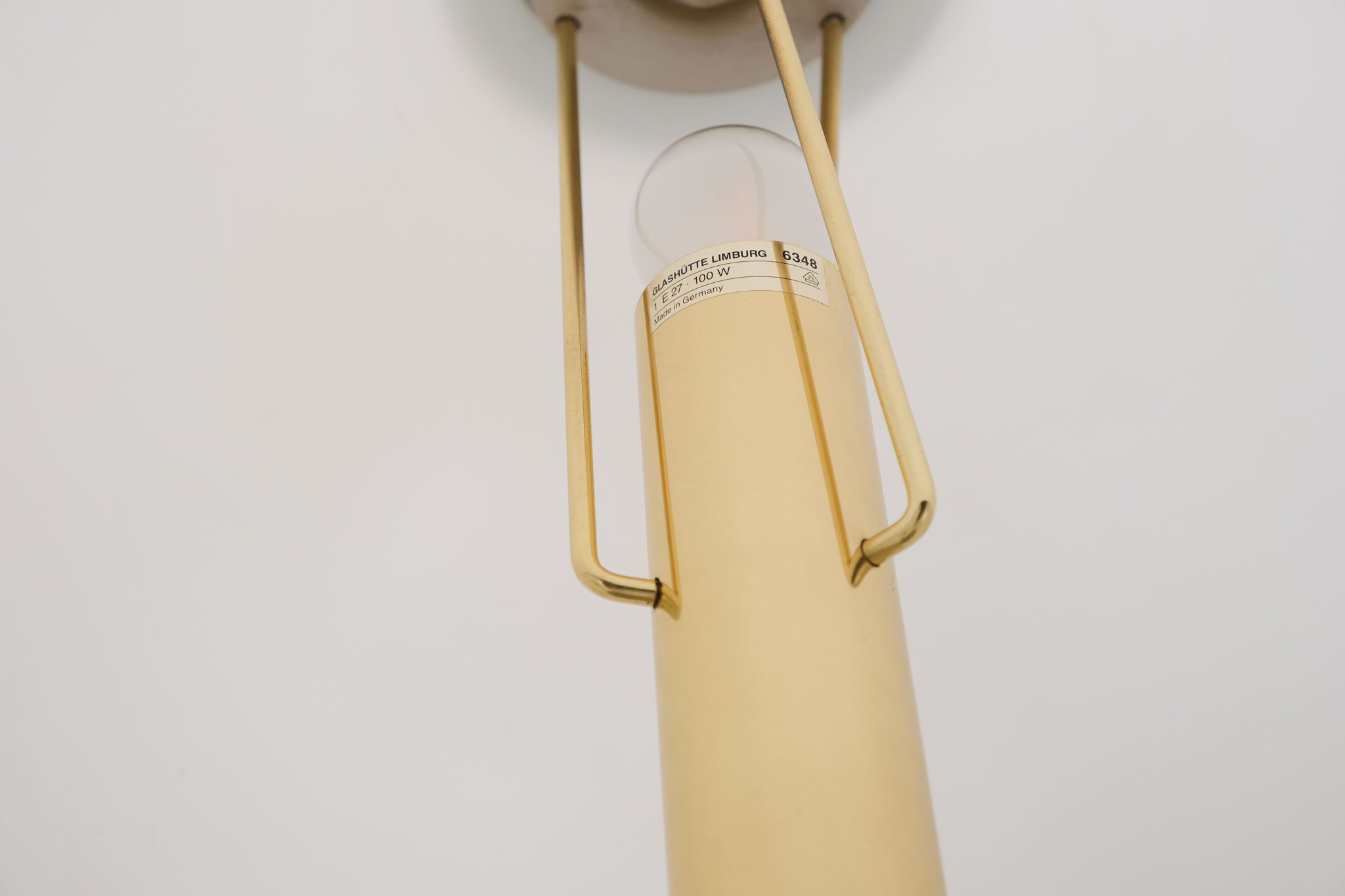 Glashütte Limburg mushroom XL lamp brass