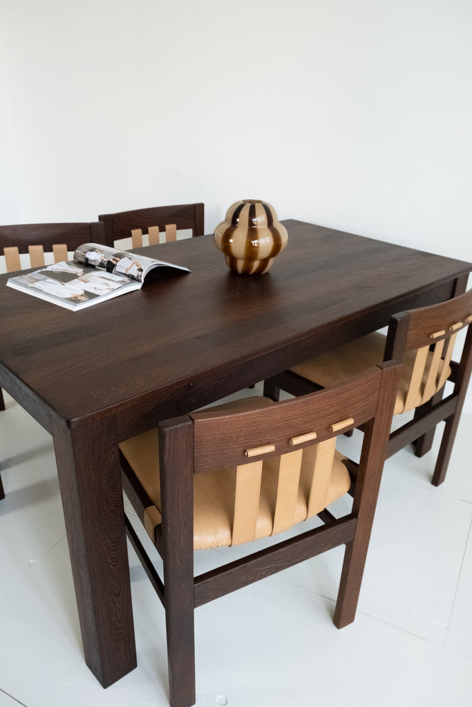 Vintage Retro Eetkamerset Wenge