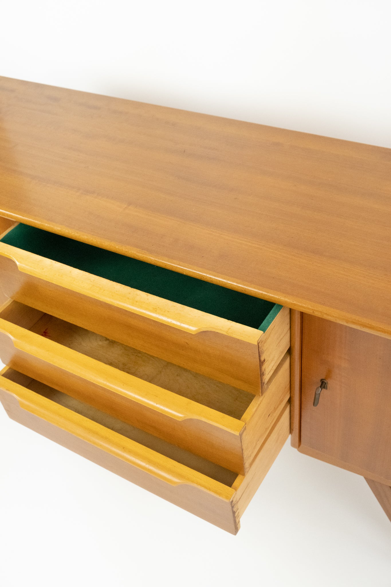 Vintage Retro Teakhouten Dressoir Jaren 60