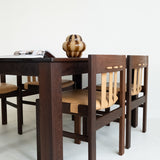 Vintage Retro Eetkamerset Wenge