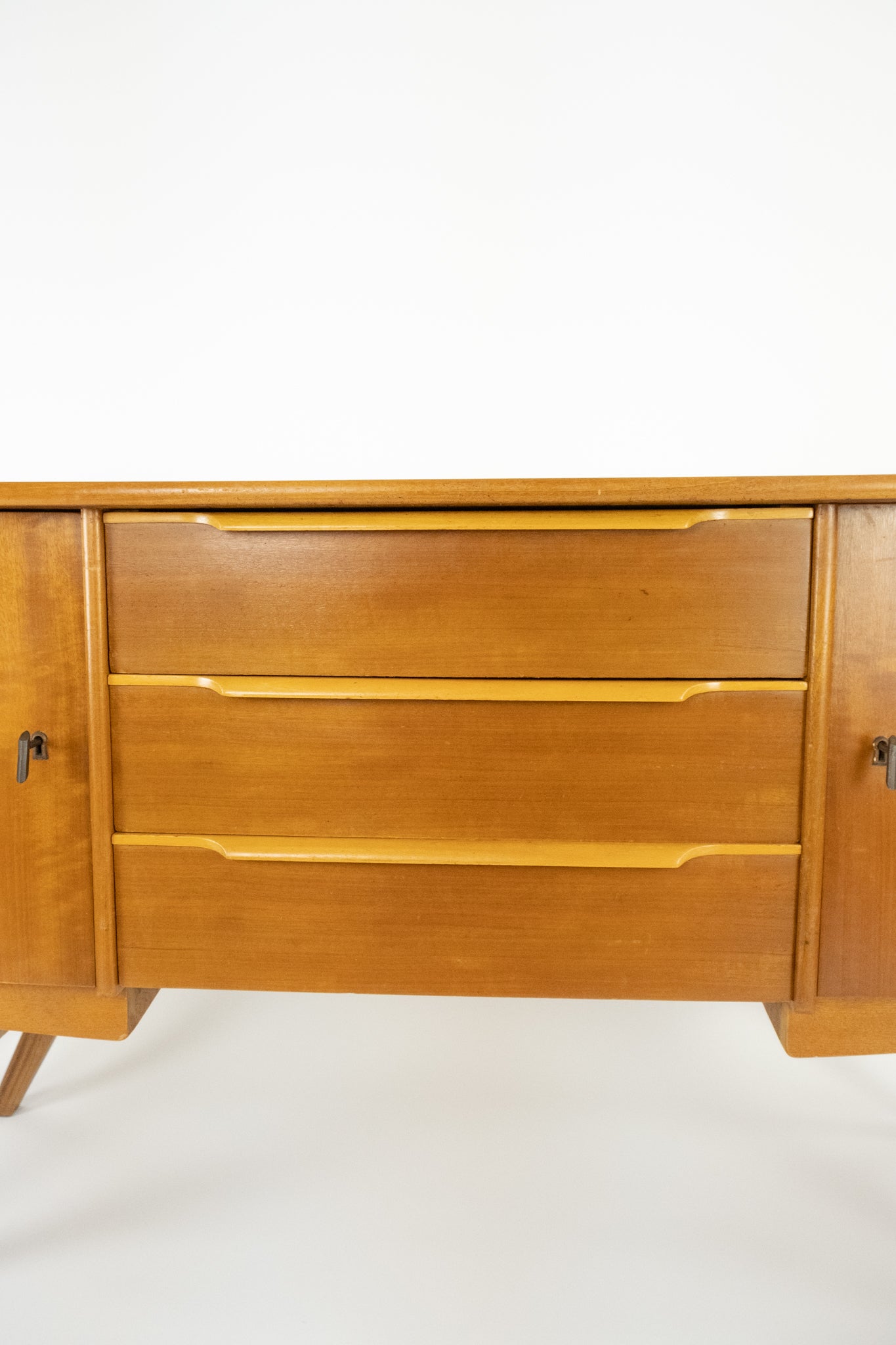 Vintage Retro Teakhouten Dressoir Jaren 60