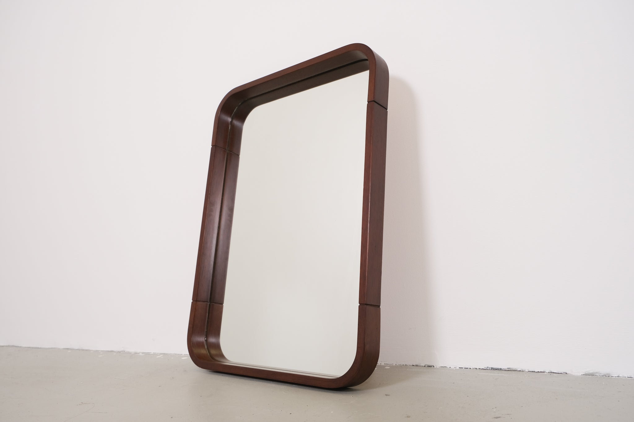 Wooden Italian design mirror