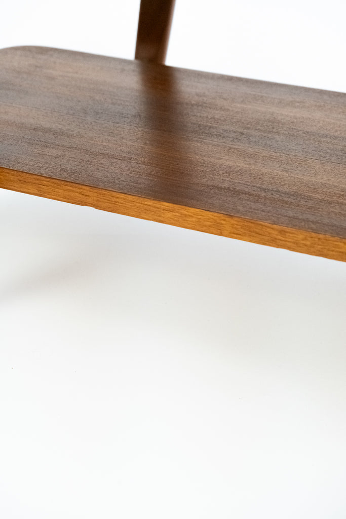 Vintage Teakhouten Salontafel met Omkeerbaar Blad