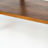 Vintage Teakhouten Salontafel met Omkeerbaar Blad