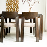 Brutalist Eetset 6 Stoelen