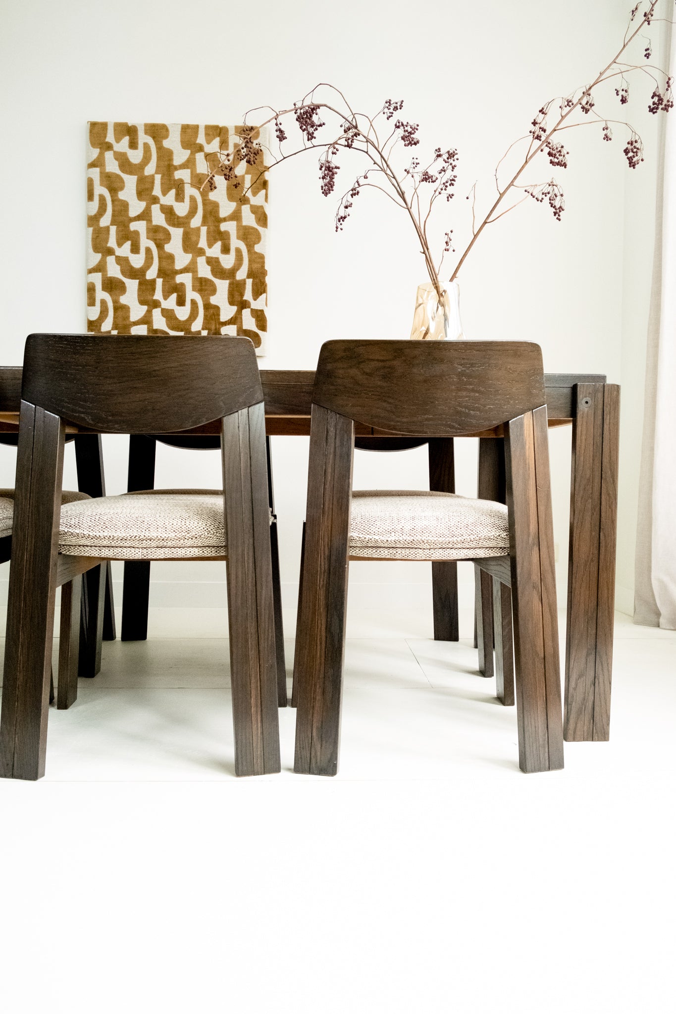 Brutalist Eetset 6 Stoelen