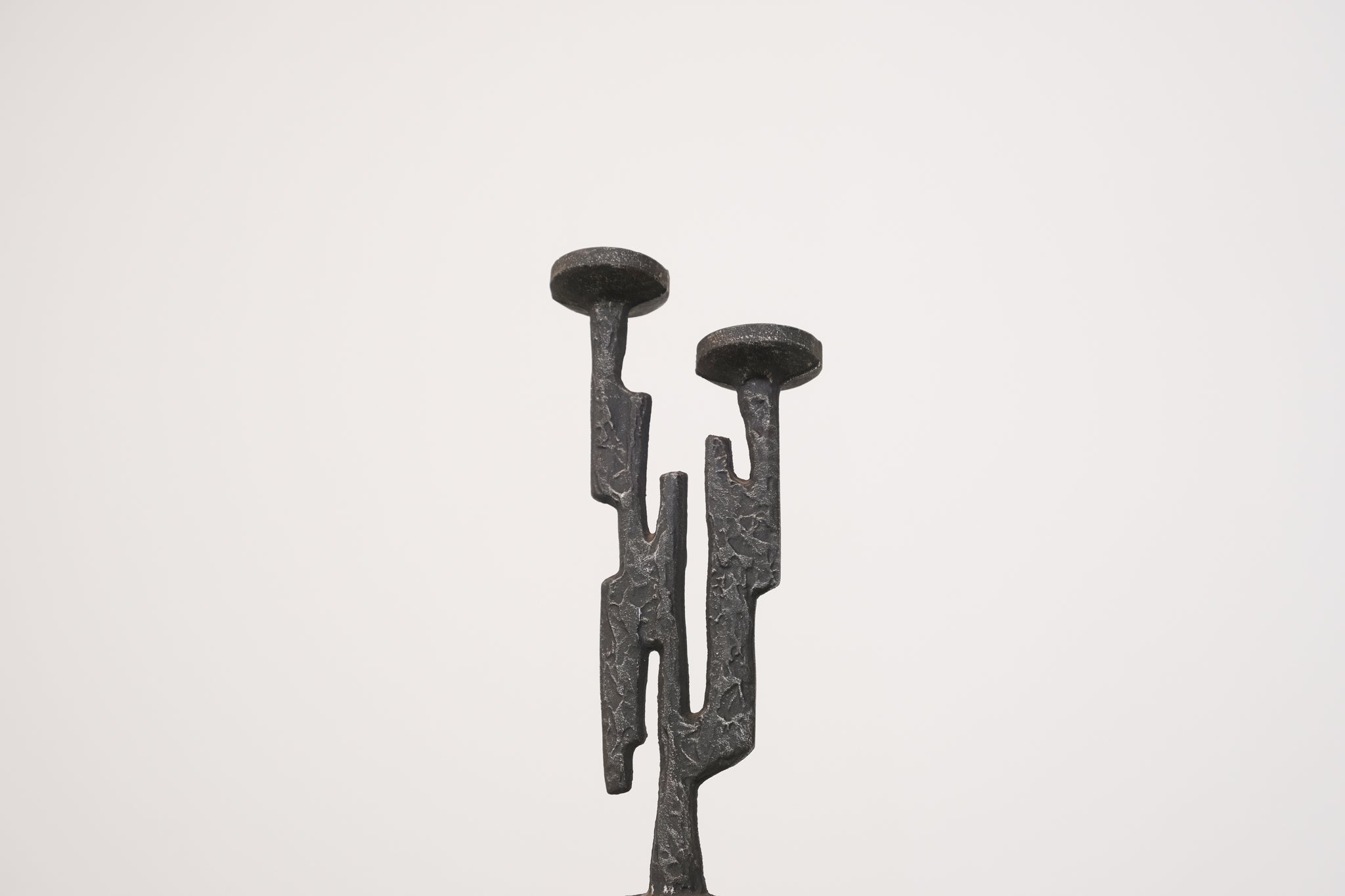 Brutalist candleholder by Horst Dalbeck