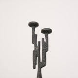 Brutalist candleholder by Horst Dalbeck
