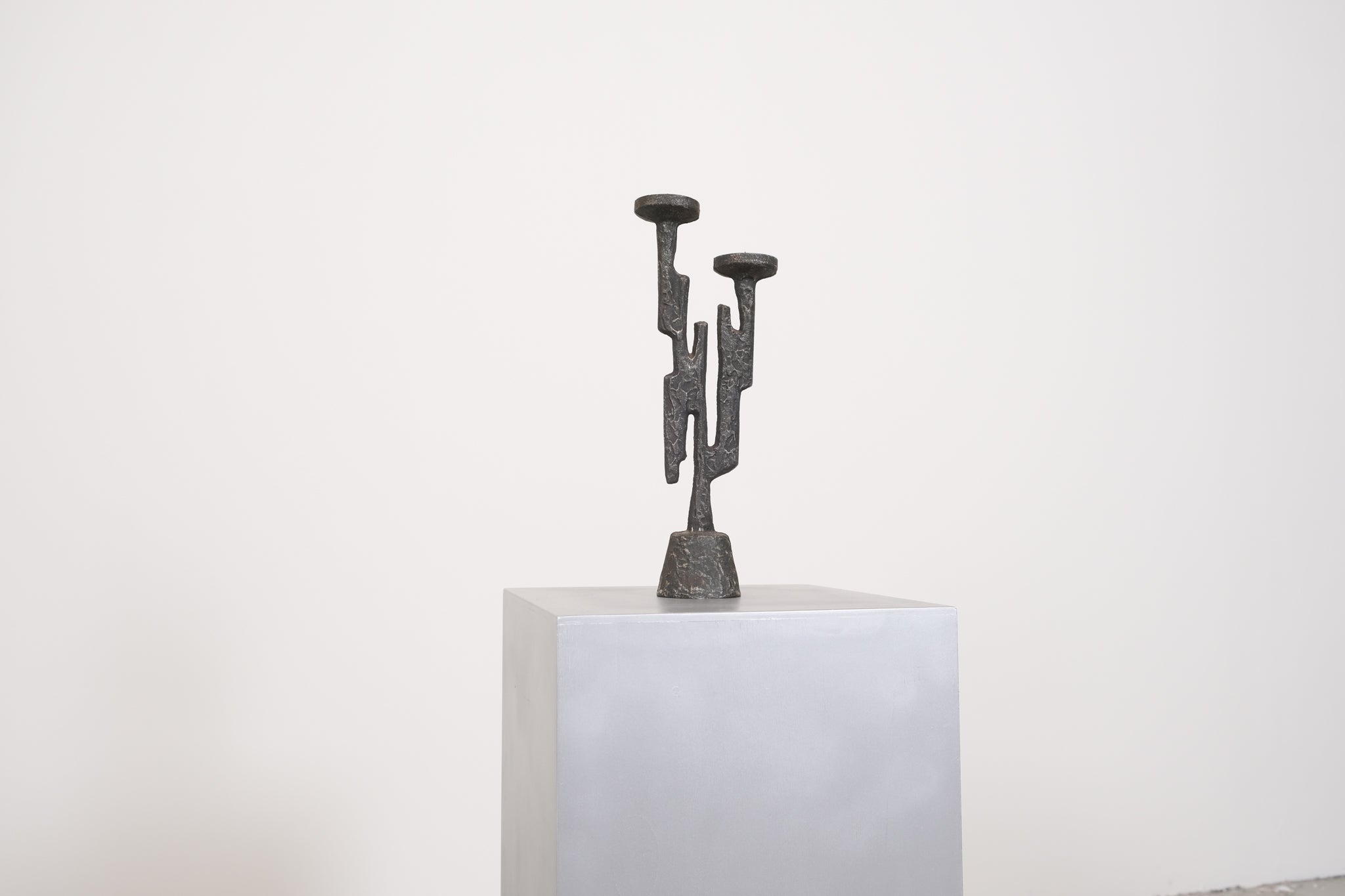 Brutalist candleholder by Horst Dalbeck
