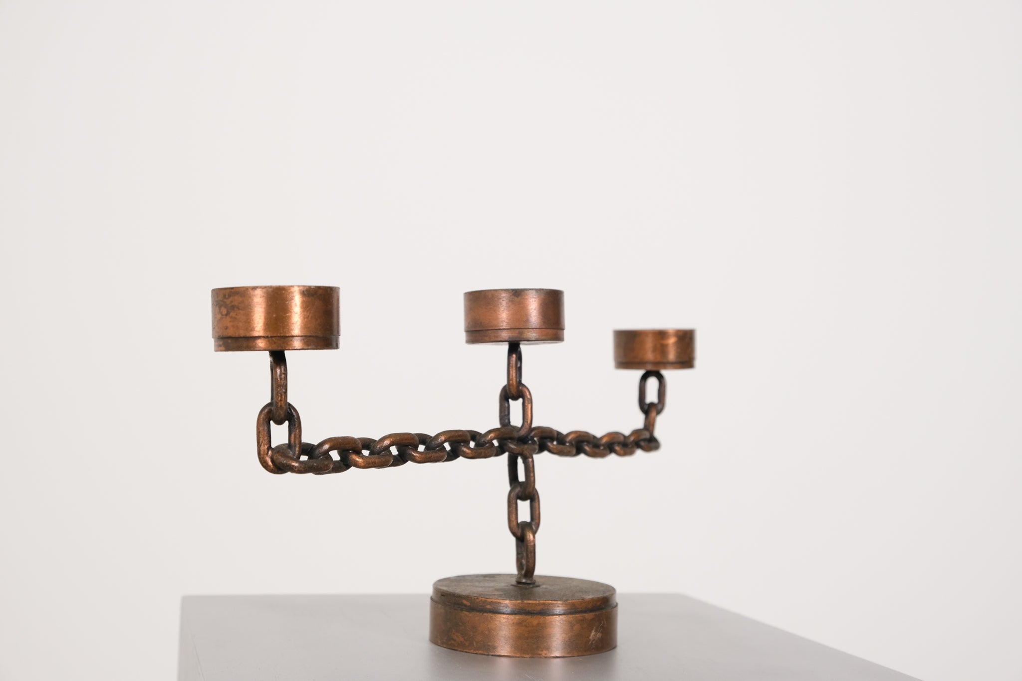 Brutalist candle holder