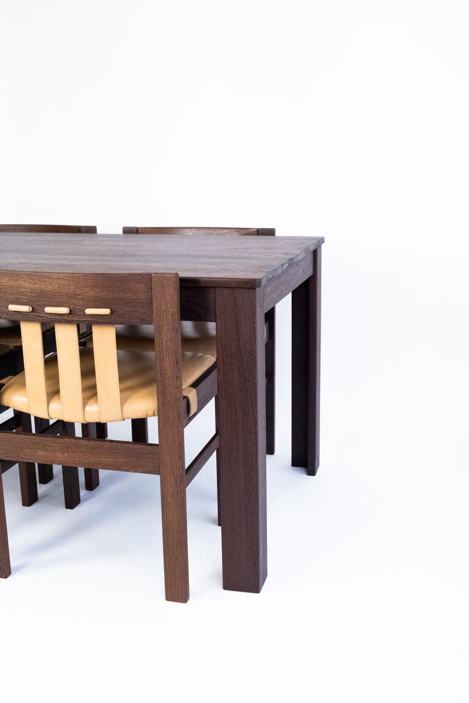Vintage Retro Eetkamerset Wenge