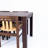 Vintage Retro Eetkamerset Wenge