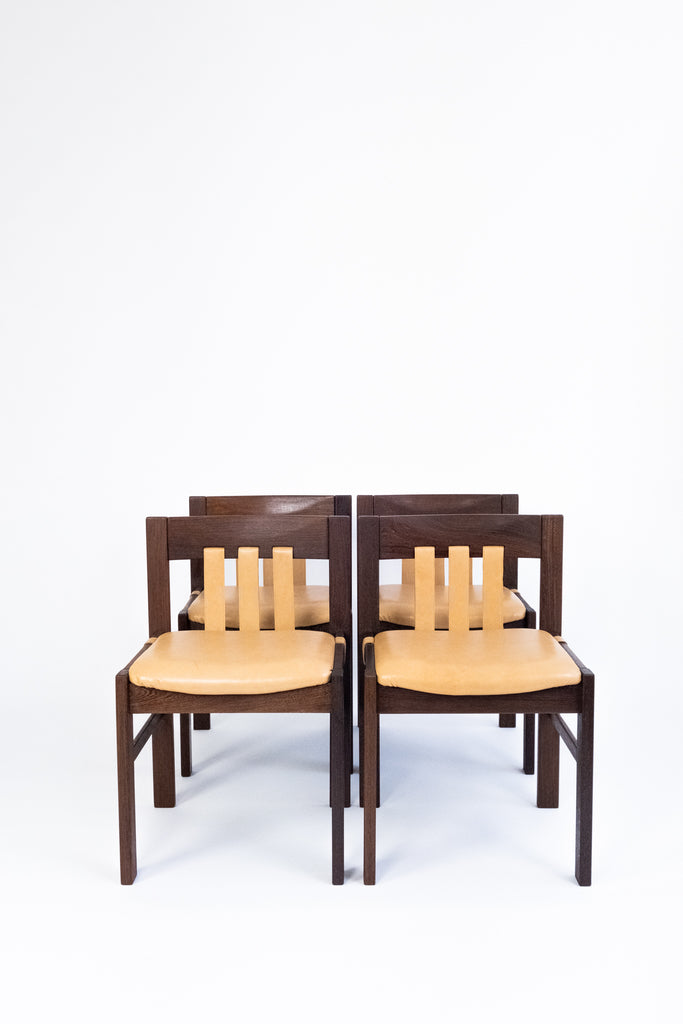 Vintage Retro Eetkamerset Wenge