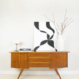 Vintage Retro Teakhouten Dressoir Jaren 60