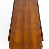 Vintage Teakhouten Salontafel met Omkeerbaar Blad