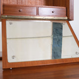 Danish teak secretary desk by FBD Møbler