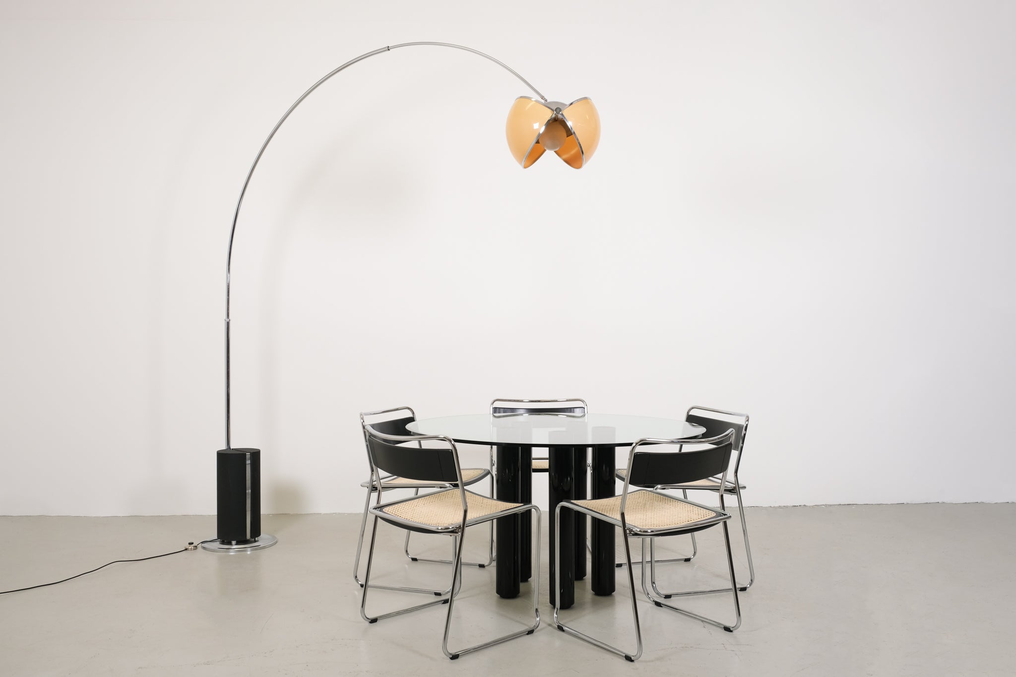 'Pac Man' Arc floor lamp by Superstudio for Poltronova