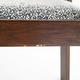 Brutalist eetset met 6 stoelen
