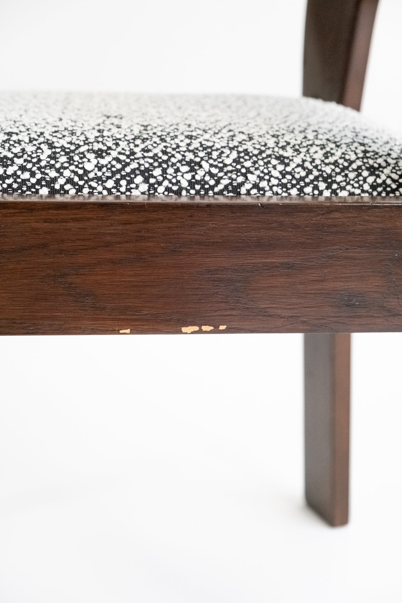 Brutalist eetset met 6 stoelen