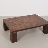 Brutalist coffee table by Middelboe & Lindum for Tranekaer