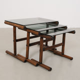 Manou nesting tables rotan