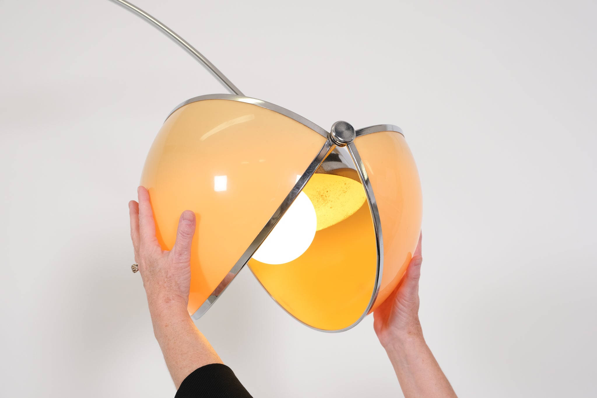 'Pac Man' Arc floor lamp by Superstudio for Poltronova