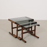 Manou nesting tables rotan