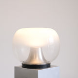 Vintage Glass Globe Table Lamp