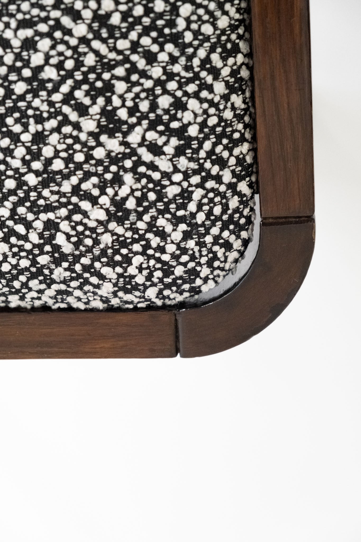 Brutalist eetset met 6 stoelen