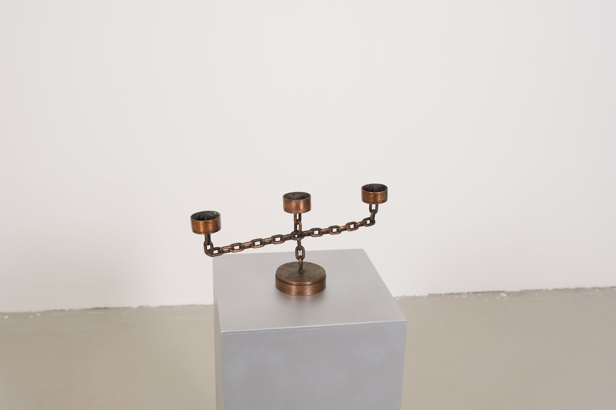 Brutalist candle holder