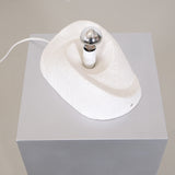 Brutalist wall lamp swirl