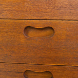 Groot organisch teak bureau Hartmut Lohmeyer voor Wilkhahn