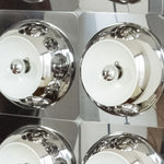 Italiaanse Plafonnière / Wandlamp van Goffred Reggiani Chroom