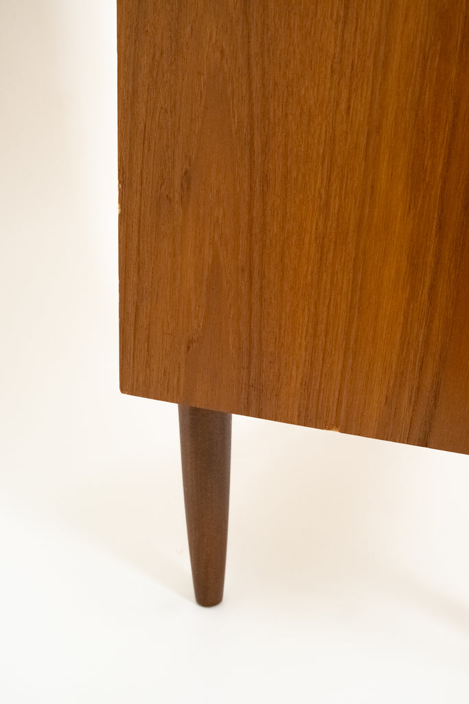 Vintage Deense Teakhouten Ladekast 