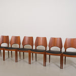 Arne Hovmand Olsen teak chairs - set of 6