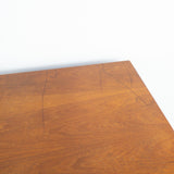 Groot organisch teak bureau Hartmut Lohmeyer voor Wilkhahn
