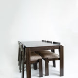 Brutalist Eetset 6 Stoelen